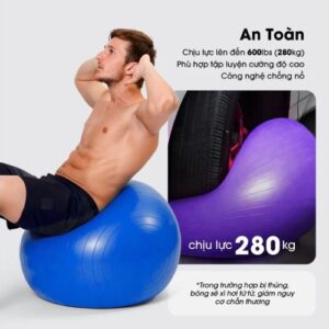 Bóng Tập Gym, Tập Yoga Loại Trơn Size 75cm