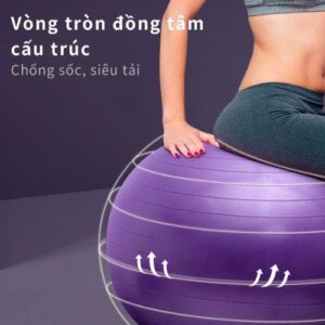 Bóng tập Yoga PINMU Dày 2mm Chống Nổ