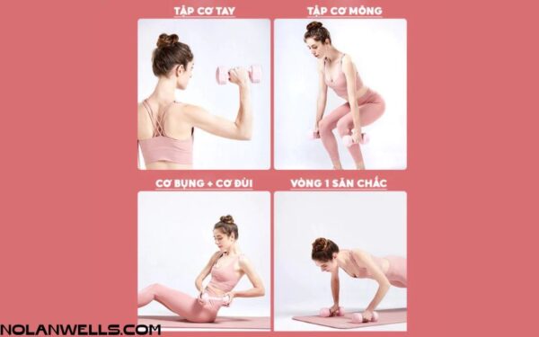 Tạ tay tập gym yoga thể dục tại nhà